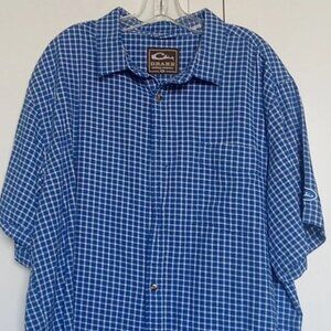 Drake Clothing Co Short Sleeve Button Down Shirt Size XL EUC